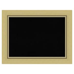 Landon Gold Framed Black Corkboard 34 in. x 26 in. Bulletine Board Memo Board