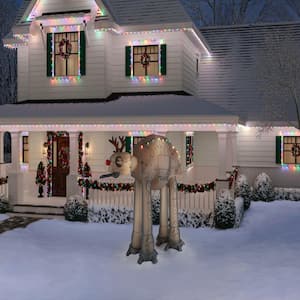 8.5 ft At-At Reindeer With Lights Holiday Inflatable