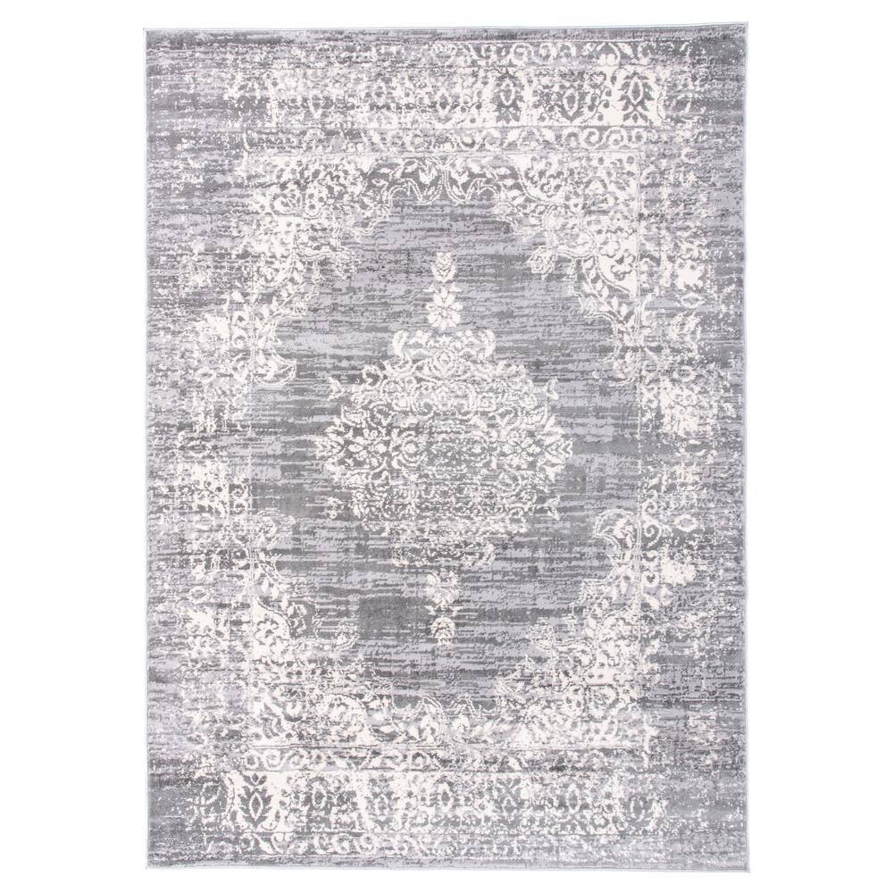 World Rug Gallery Vintage Distressed Traditional Design 7 ft. 10 in. x ...