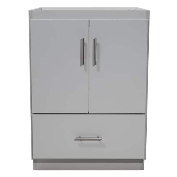 Simplicity by Strasser Slab 24 in. W x 21 in. D x 34.5 in. H Bath Vanity Cabinet without Top in Dewy Morning
