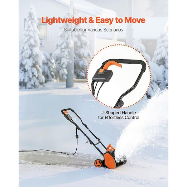 SKYSHALO Electric Snow Shovel, 17 in. Corded Snow Shovel for