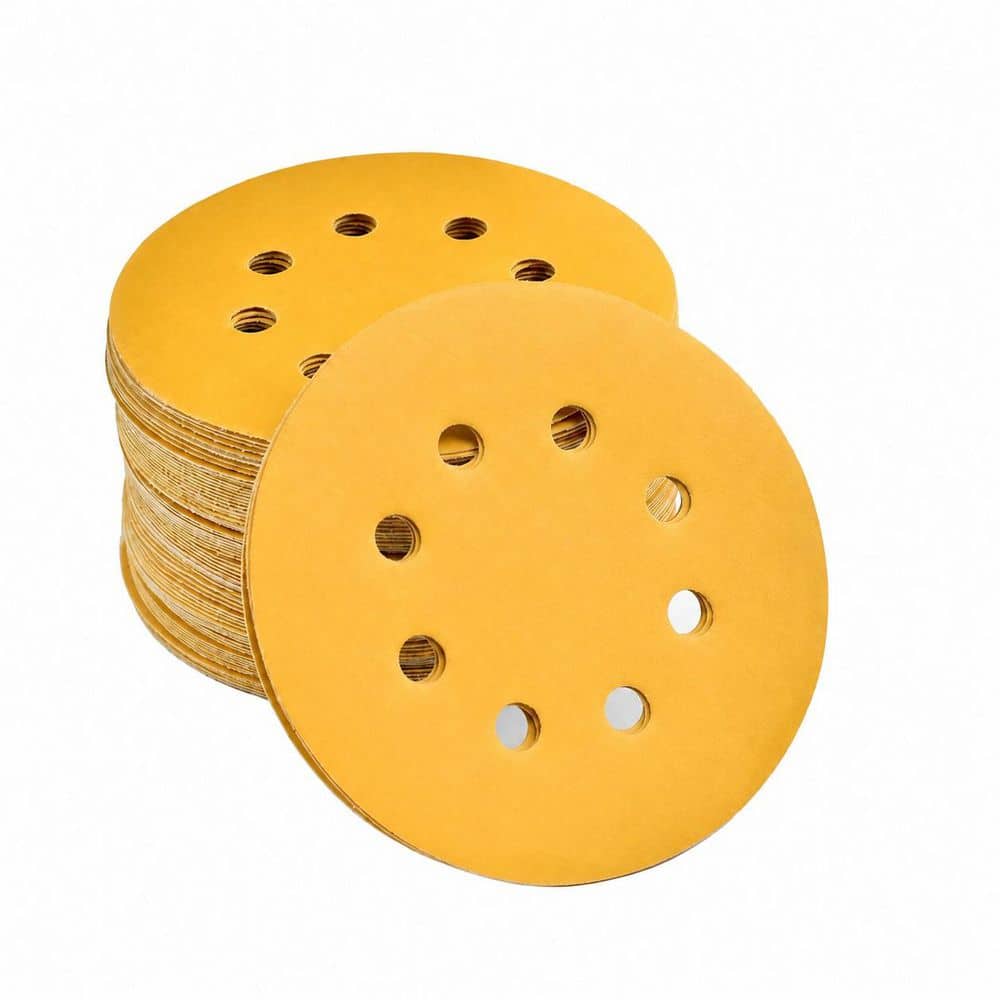 5-Inch 8-Hole Hook and Loop 800 Grit Sanding Discs with 8 Dust Holes for Random Orbit Sander, 50-Pack, Premium Alumina price history on PriceWatchPro