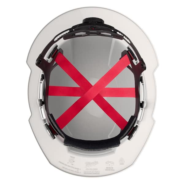 Milwaukee BOLT White Type 1 Class C Full Brim Vented Hard