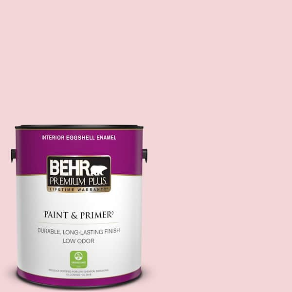 BEHR PREMIUM PLUS 1 gal. #M150-1 Lotus Petal Eggshell Enamel Low Odor Interior Paint & Primer