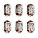 25 ft. 14/3 Heavy-Duty Contractor-Grade Indoor/Outdoor Extension Cord in Orange and Gray (6-Pack)