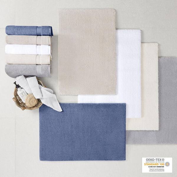 MADISON PARK Signature Marshmallow White 24 in. x 40 in. Bath Mat MPS72-163 - The Home Depot MADISON PARK Signature Marshmallow White 24 in. x 40 in. Bath Mat MPS72-163 - The Home Depot