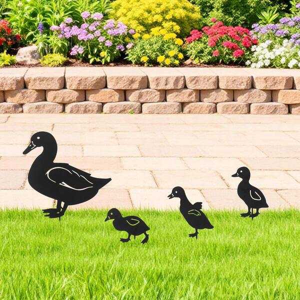 Forge Pick Duo（ソイルステイック) SALE Glitzhome 18 in. H Multi-functional 2-in-1 Black Metal Duck