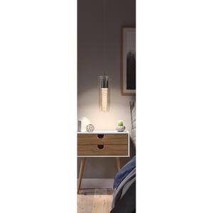 Essence 7.5-Watt Integrated LED Chrome Modern Hanging Pendant Light Fixture for Kitchen Island or Living Room