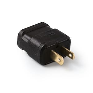 15 Amp 125-Volt NEMA Plug Black