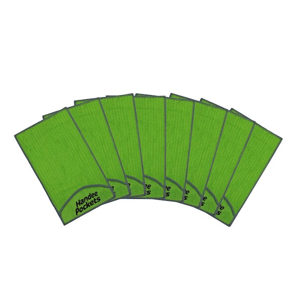 ZENITH INNOVATION LLC Handee Pockets Multi-Purpose Microfiber Cloths (8-Pack)