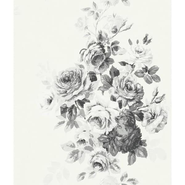 Magnolia Home by Joanna Gaines Tea Rose Spray and Stick Wallpaper