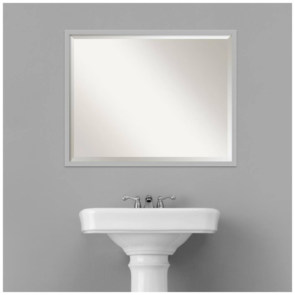Hera Chrome Polished 23"x29" Bathroom Vanity Wall Mirror