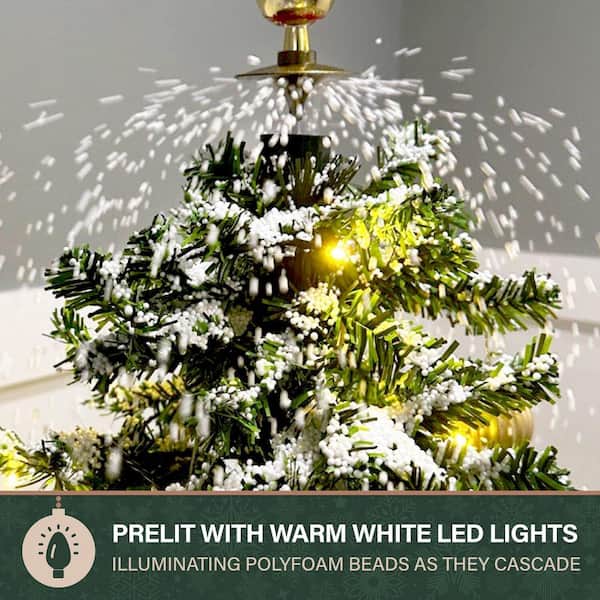 Fraser Hill Farm 29 in. Snowing Musical Christmas Tree with