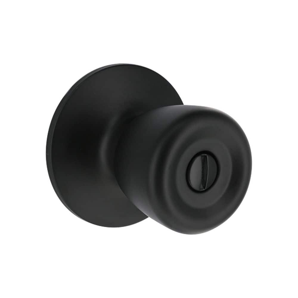 Defiant Bell Matte Black Bedbath Door Knob 32trx910b The Home Depot 1693