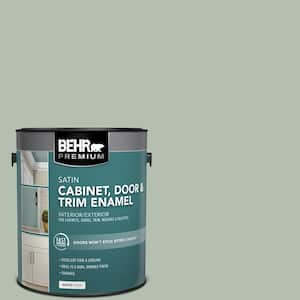 1 gal. #N400-3 Flagstaff Green Satin Enamel Interior/Exterior Cabinet, Door & Trim Paint