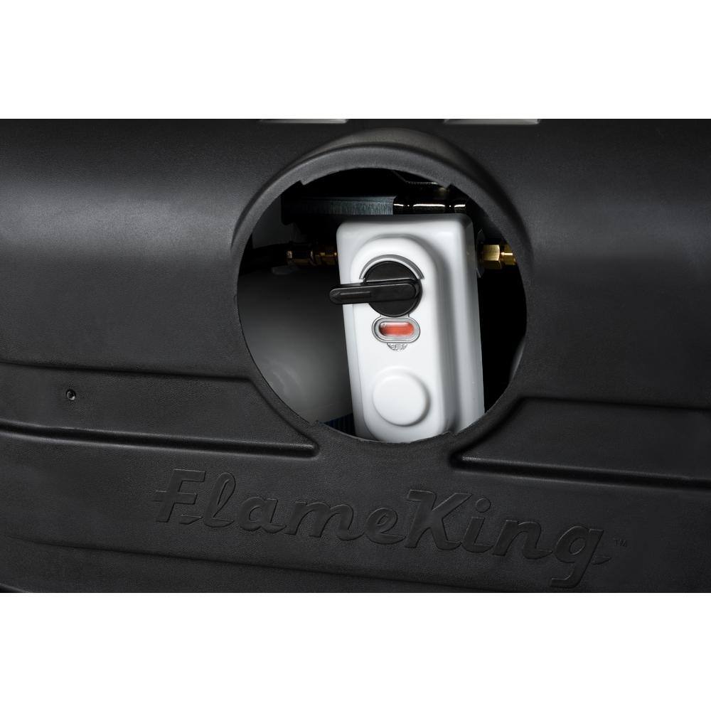Black Heavy Duty Dual Propane Tank Cover for RV