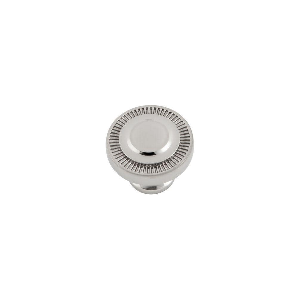 Minted 1-1/8 in. (29 mm) Traditional Polished Nickel Round Cabinet Knob price history on PriceWatchPro