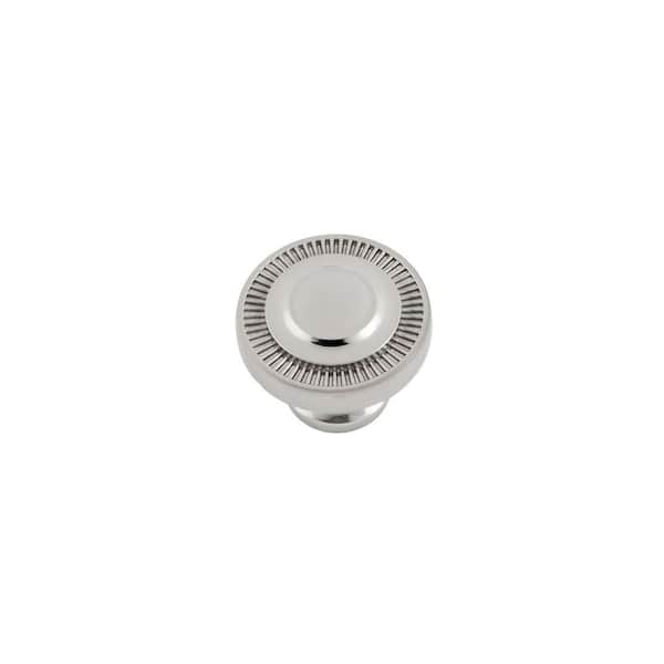 Sumner Street Home Hardware Minted 1-1/8 in. (29 mm) Traditional Polished Nickel Round Cabinet Knob