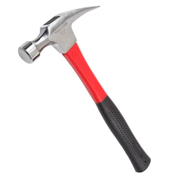 TEKTON 20-oz Smooth Face Steel Head Wood Claw Hammer in the