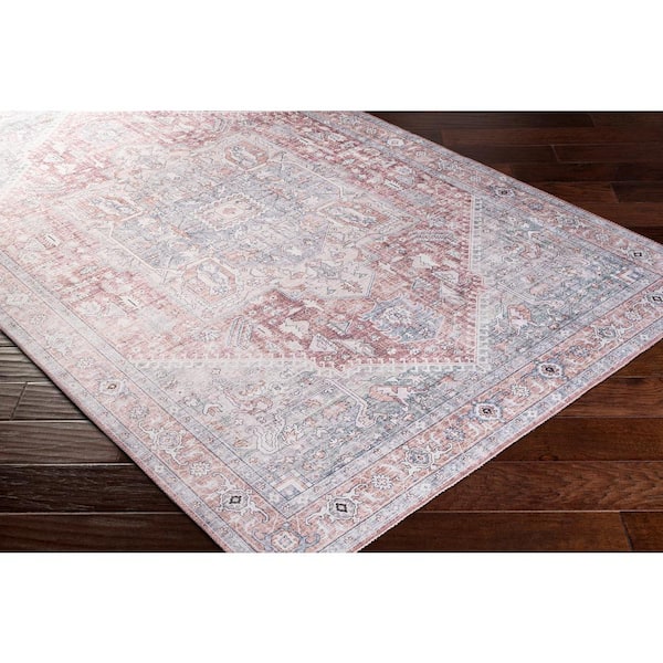 Area Rugs 6 Red Solid 3 5 By Home, Woven Leather Area Rugs