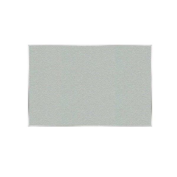ghent Vinyl 48 in. x 96 in. Bulletin Board with Aluminum Frame, Silver, (1-Pack)