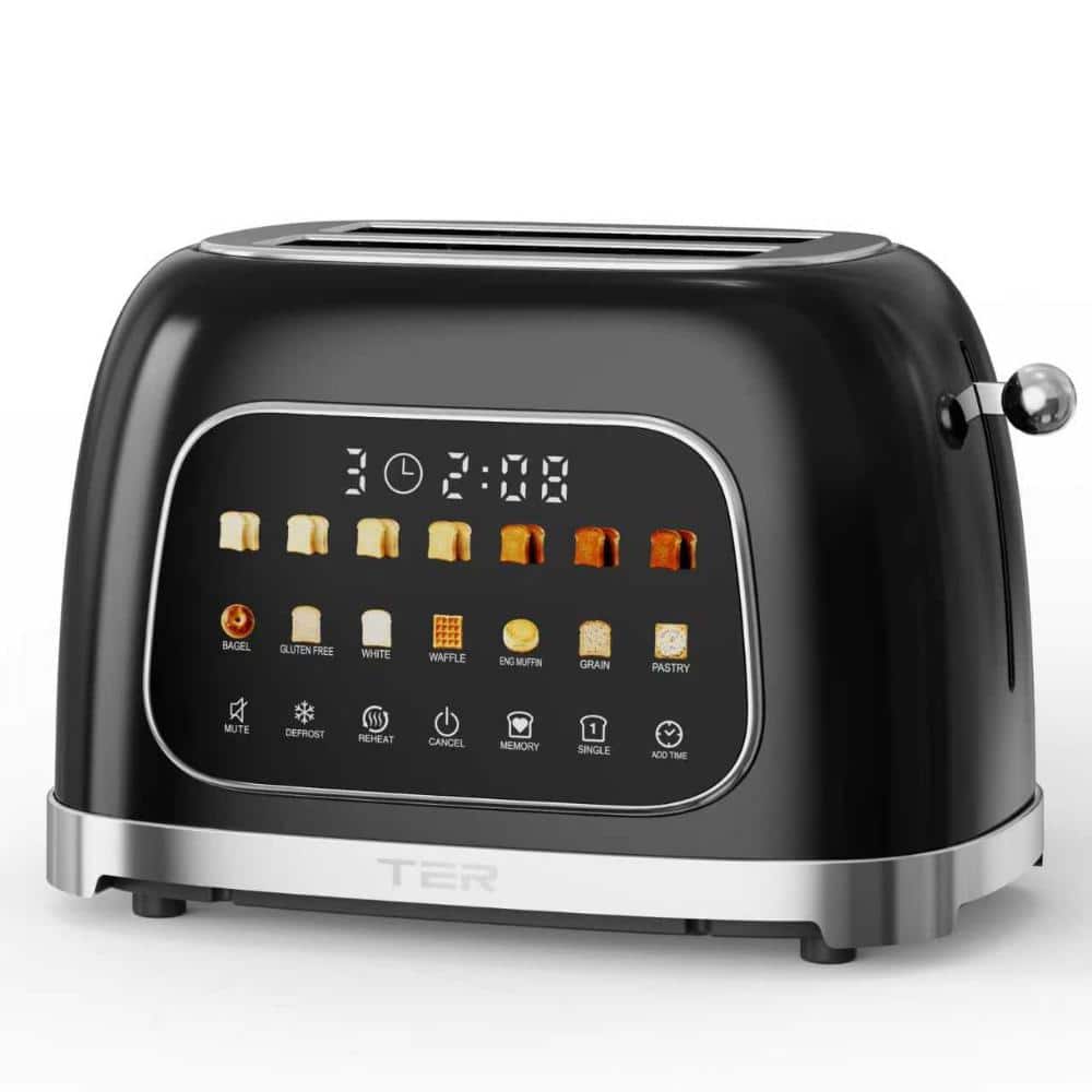 2 Slice Toaster with 7 Bread Modes,  Mute Mode, Memory, Defrost & Reheat, for Bagel & Thick Breads price history on PriceWatchPro
