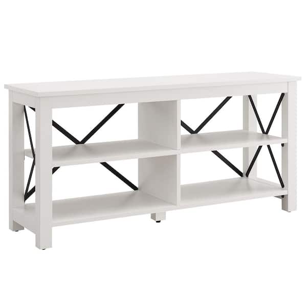 Meyer&Cross Sawyer 50 in. White TV Stand Fits TV's up to 55 in.