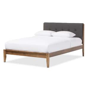 Leyton Gray King Upholstered Bed