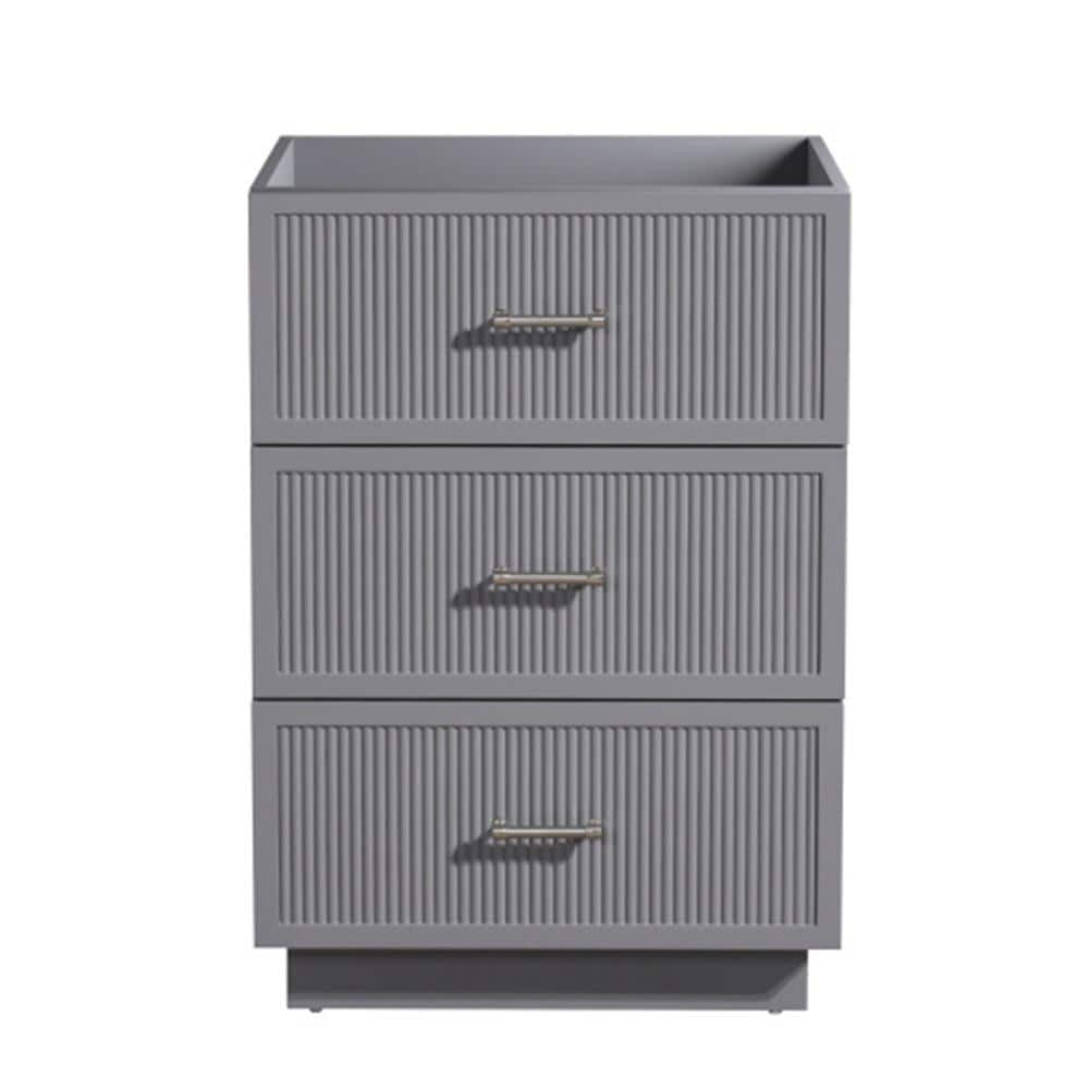 23 in. W Wall Mounted Floating Bath Vanity Cabinet without Top with Storage