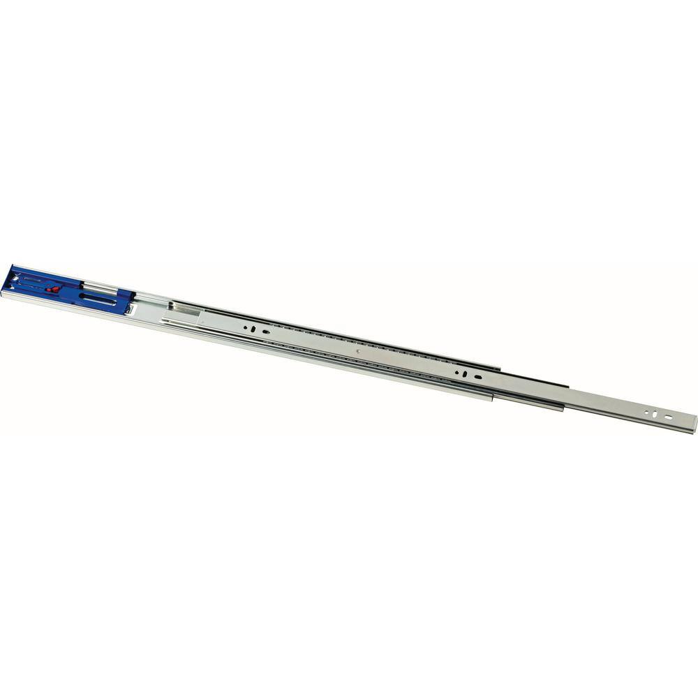 Heavy Duty Drawer Slides 500 LB Capacity – Full Extension, Locking, Zinc Coated, Up To 80 Inch Length