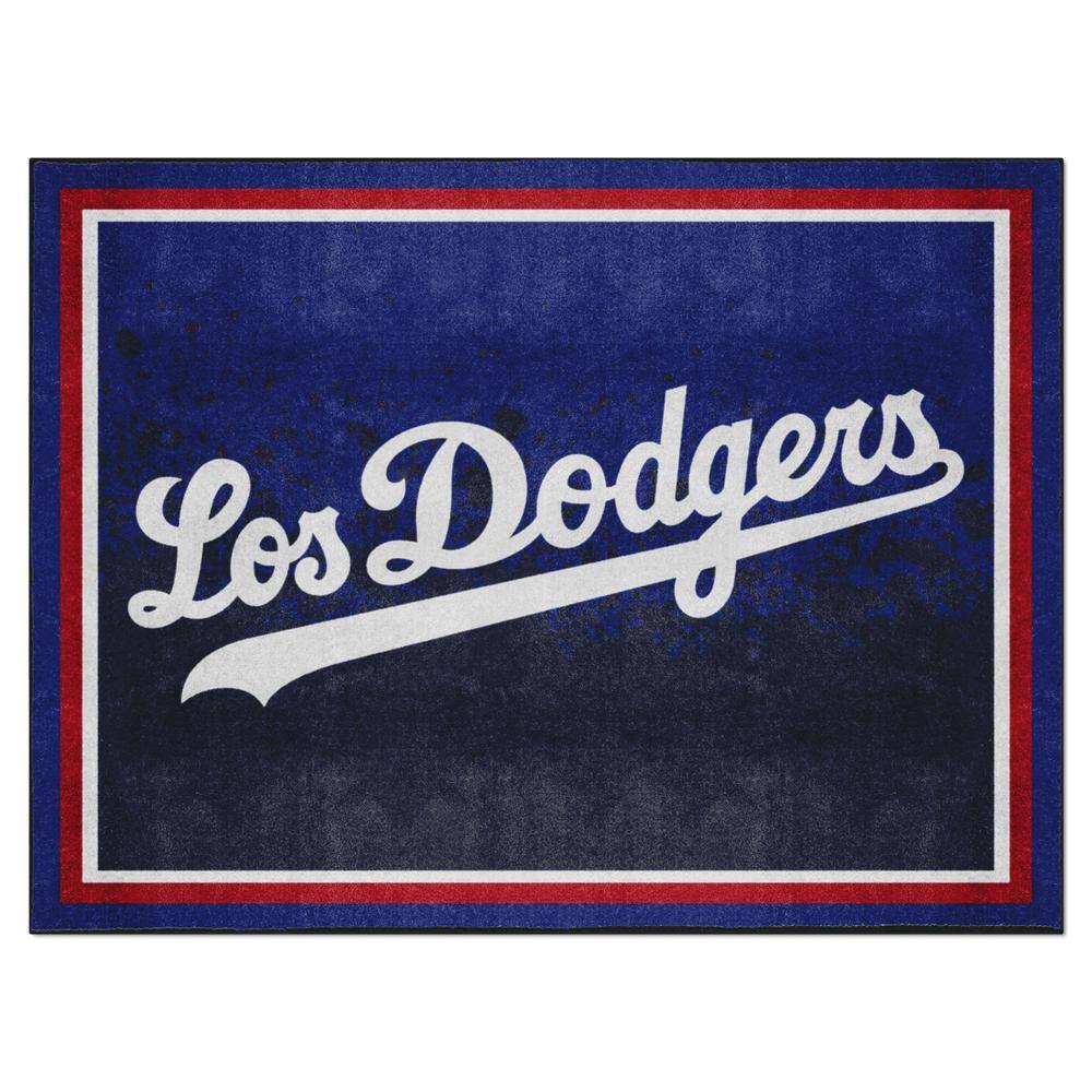 FANMATS Los Angeles Dodgers 8ft. x 10 ft. Plush Area Rug 37520 - The ...