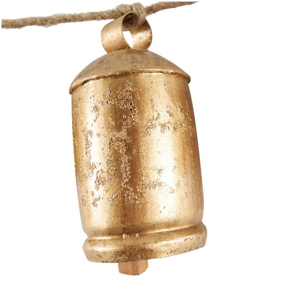 Yannee Cow Bell Necklace, Handicrafts Shabby Chic-Country Style Rustic  Metal Hanging Giant Cow Bells Large Party Gift 