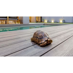 Infinity IS 1 in. x 6 in. x 8 ft. Cape Town Grey Composite Grooved Deck Boards (2-Pack)