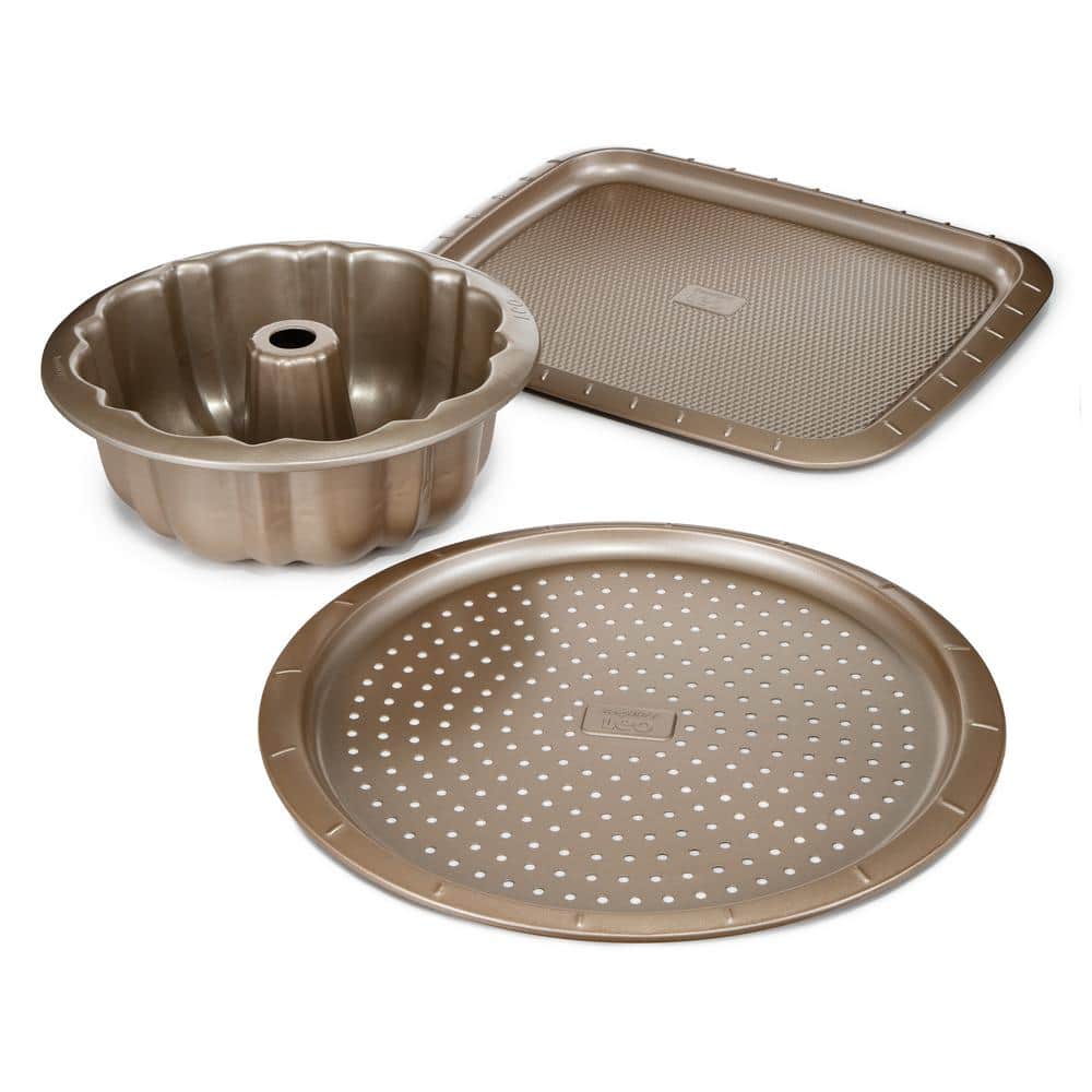 BergHOFF Balance 3-Piece Carbon Steel Nonstick Specialty Bakeware Set ...
