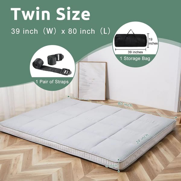 Soft Store Memory Foam Mattress Roll-Up Guest Bed/Floor Mat, 3