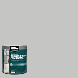 1 qt. #N520-2 Silver Bullet Semi-Gloss Enamel Interior/Exterior Cabinet, Door & Trim Paint