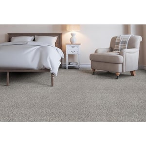 Soft Breath I  - Alton - Gray 40 oz. SD Polyester Texture Installed Carpet