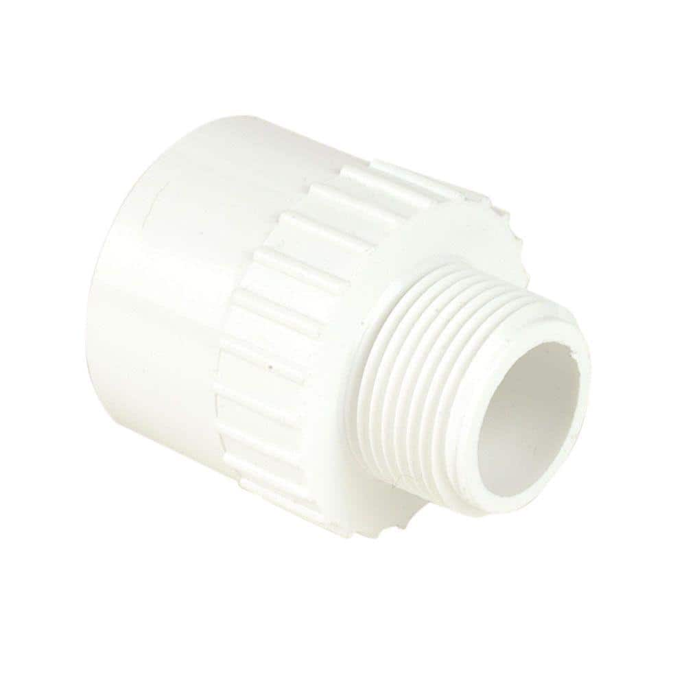 DURA 1-1/2 in. x 1-1/4 in. Schedule 40 PVC Male Reducing Adapter ...