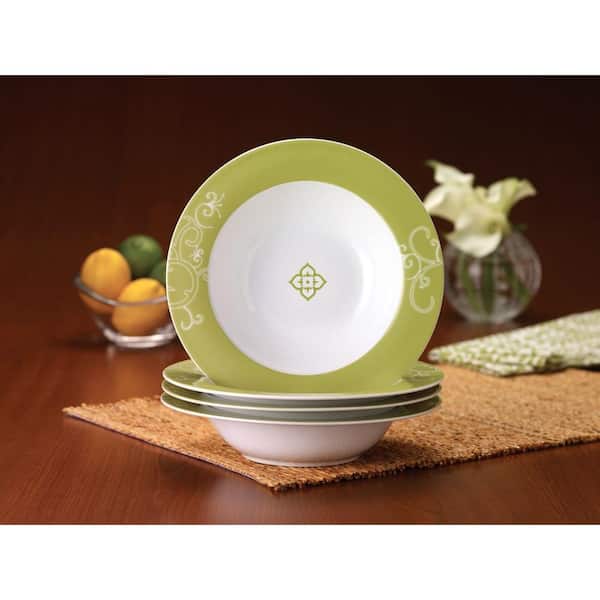 Rachael Ray Curly-Q 4-Piece Pasta Bowl Set