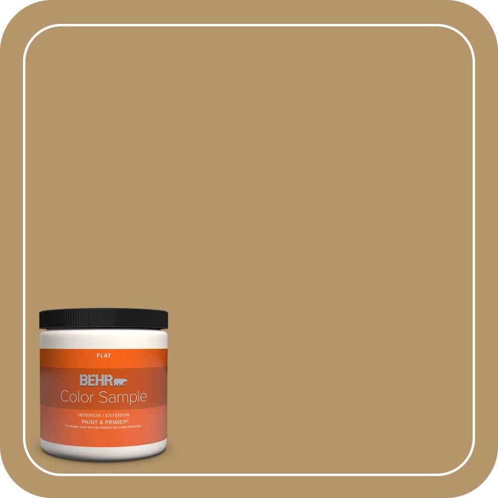 8 oz. #BNC-15 Tapestry Gold Flat Interior/Exterior Paint & Primer Color Sample price history on PriceWatchPro