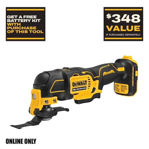 ATOMIC 20V MAX Cordless Brushless Oscillating Multi Tool (Tool Only)