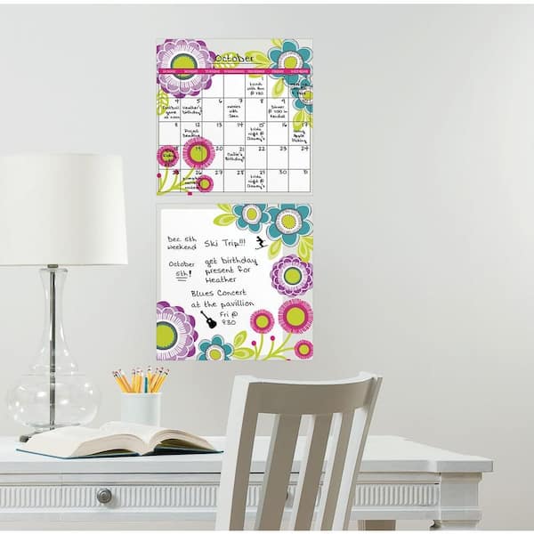 WallPops Poppy Calendar Combo Wall Applique