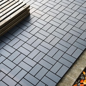 1ft. x 1ft. Quick Deck Polypropylene Interlocking Deck Tile in Midnight Blue-7 (44 sq. ft. per Box)