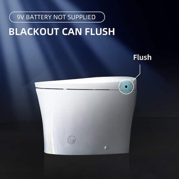 WOODBRIDGE Victoria Intelligent Elongated Smart Toilet with Auto Flush & Foot Sensor