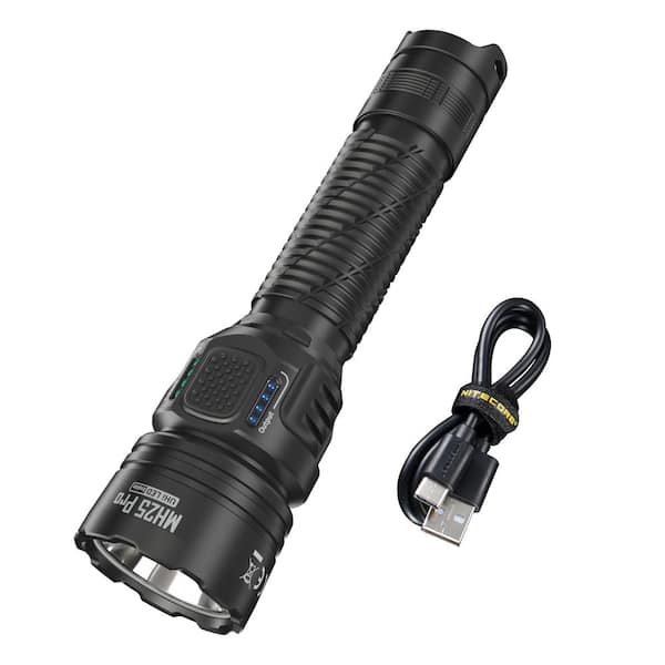 NITECORE Long Throw 3300 Lumens LED USB-C Rechargeable Tactical Flashlight