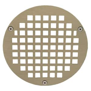 Oatey 4 in. Round Screw-In Stainless Steel Shower Drain Cover 438612 - The  Home Depot