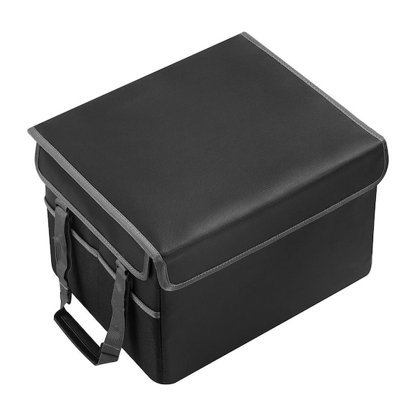 Fireproof Document Box, 1832 ℉ Heat Insulated Fireproof and Waterproof Box, Space-Saving and Foldable Design Safe