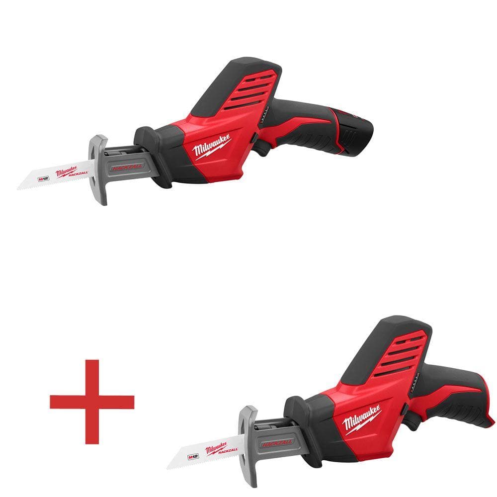 Milwaukee 2420-20 M12 12-Volt Lithium-Ion HACKZALL Cordless Reciprocating Saw (Tool-Only) - 1