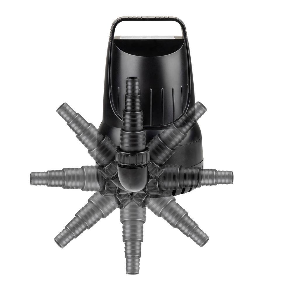4100GPH Black Heavy-Duty Submersible Water Pump with 33' Cord