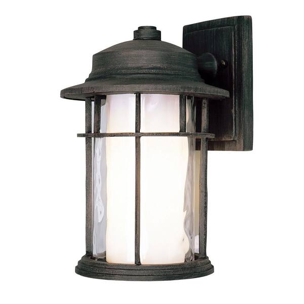 Bel Air Lighting Stewart 6-Light Rust Outdoor LED Wall Lantern